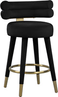 Ferndale Velvet Upholstered Counter Stool