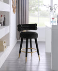 Ferndale Velvet Upholstered Counter Stool