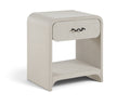 Luisella 22" Linen Textured End / Side Table