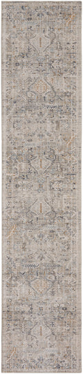 Lynx Ivory Taupe Vintage Polyester Area Rug