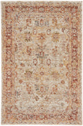 Sahar Ivory Persian Polyester Area Rug