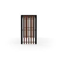 Pinstripe Dark Console Table