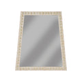 Trapezoid Mirror - Whitewash