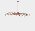 Bay Laurel Leaf Crystal Chandelier