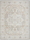Dekor Light Grey Vintage Polypropylene Area Rug