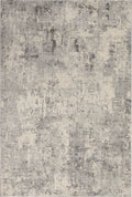 Rustic Textures Grey Beige Modern Polypropylene Area Rug