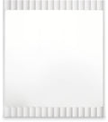 Malvern White Wood Veneer Frame Mirror