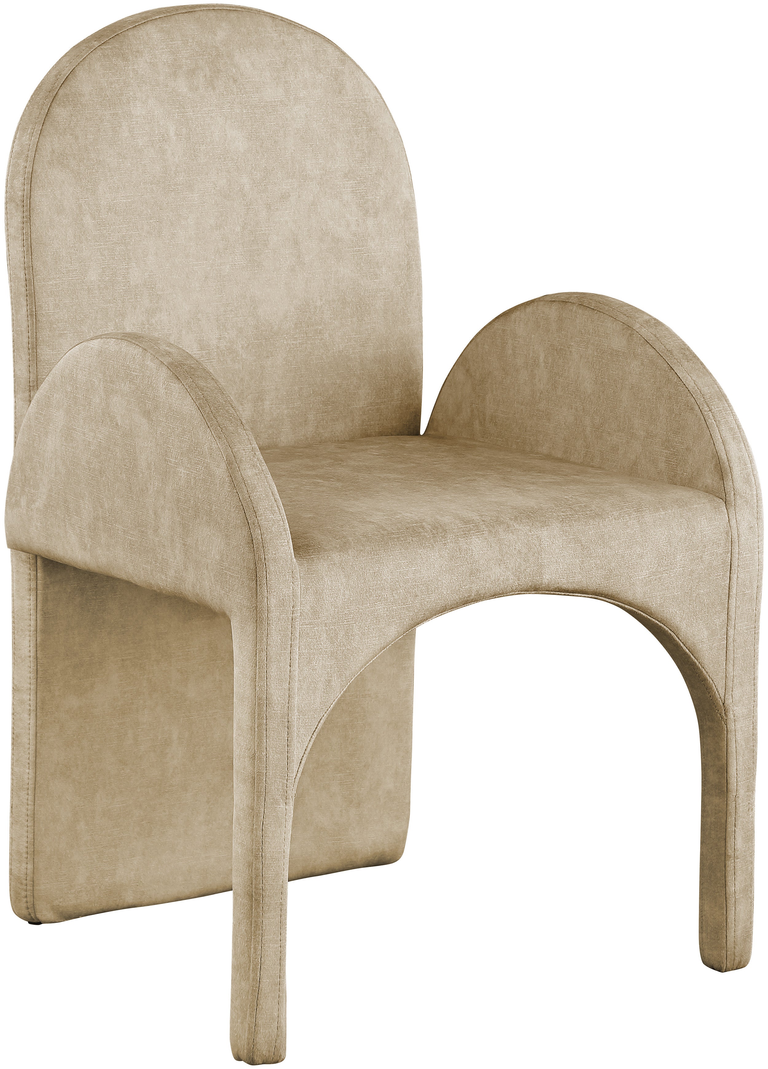 Sophia Velvet Upholstered Dining Arm Chair