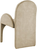 Sophia Velvet Upholstered Dining Arm Chair