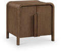 Gloriana 20" Oak Veneer And Solid Wood Nightstand
