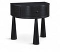 Naxos 23.75" Acacia Veneer And Solid Wood Nightstand