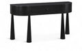 Naxos Acacia Veneer And Solid Wood Console Table