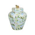 Lumberton Jar With Lid - Blue/Green