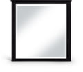 Athenais Solid Wood And Oak Veneer Mirror