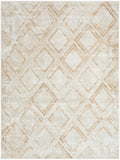 Dekor Ivory Beige Modern Polypropylene Area Rug