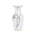 White Cinder And Smoke Vase (Lg)