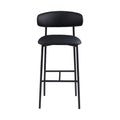 Leocadia Vegan Leather Upholstered Bar Stool