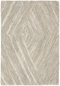 Graceful Grey Modern Wool Area Rug