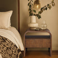 Gabriela 26" Solid Wood And Veneer Nightstand
