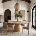 Fortuna 72" Natural Oak Veneer Dining Table