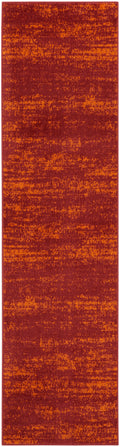 Nourison Essentials Red Modern Polypropylene Area Rug