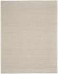 Textured Dots Cream Beach Wool Area Rug