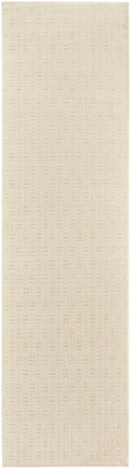 Washable Charm Ivory Modern Polyester Area Rug