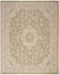Retreat Green Vintage Polyester Area Rug