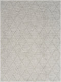 Wool Haven Grey Modern Wool Area Rug