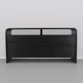 Delilah Black Oak Wood Dresser