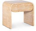 Delilah 24" White Oak Wood Nightstand