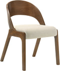 Whitley Linen Textured Fabric Upholstered Dining Chair