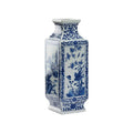 Dynasty Blue and White Landscape Vase