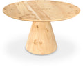 Lariana 52" Natural Burl Wood Dining Table