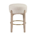 Theodosia Fabric Upholstered Counter Stool