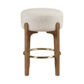 Theodosia Fabric Upholstered Counter Stool