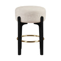 Theodosia Fabric Upholstered Counter Stool