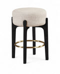 Theodosia Fabric Upholstered Counter Stool