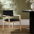 Bayonne Vegan Leather Dining Arm Chair