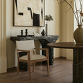 Bayonne Vegan Leather Dining Arm Chair