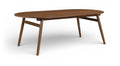 Kingston 86.75" Brown Solid Wood And Walnut Veneer Dining Table