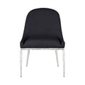 Faye Linen Textured Performance Fabric Upholstered Dining Side Chair