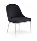 Faye Linen Textured Performance Fabric Upholstered Dining Side Chair