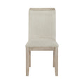 Ancona Beige Fabric Upholstered Dining Chair