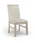 Ancona Beige Fabric Upholstered Dining Chair