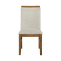 Ancona Beige Fabric Upholstered Dining Chair