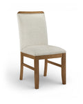 Ancona Beige Fabric Upholstered Dining Chair