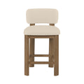 Oporto Vegan Leather Upholstered Counter Stool