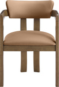 Keswick Vegan Leather Upholstered Dining Arm Chair