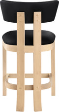 Keswick Vegan Leather Upholstered Counter Stool